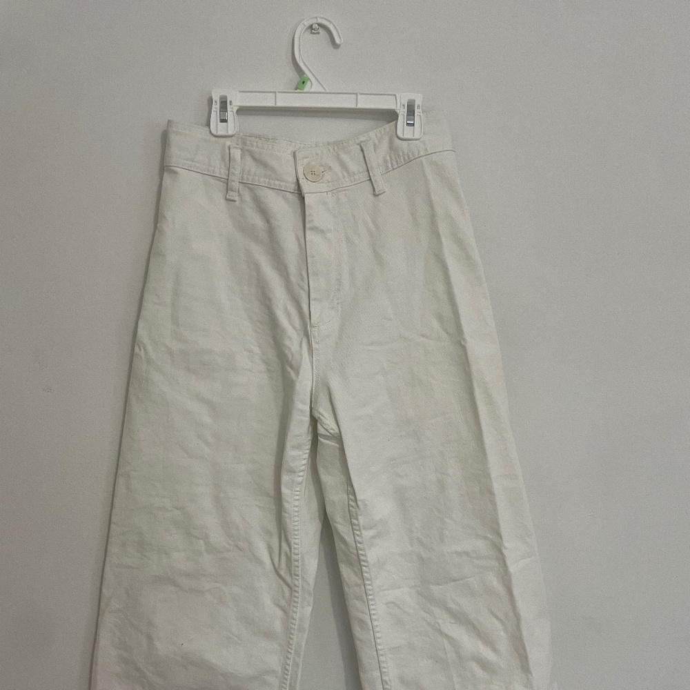 Zara white jeans